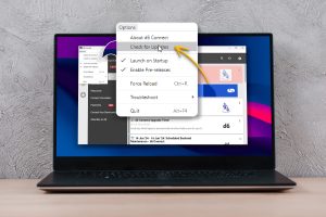 Step 2 | Select "Check for updates"
