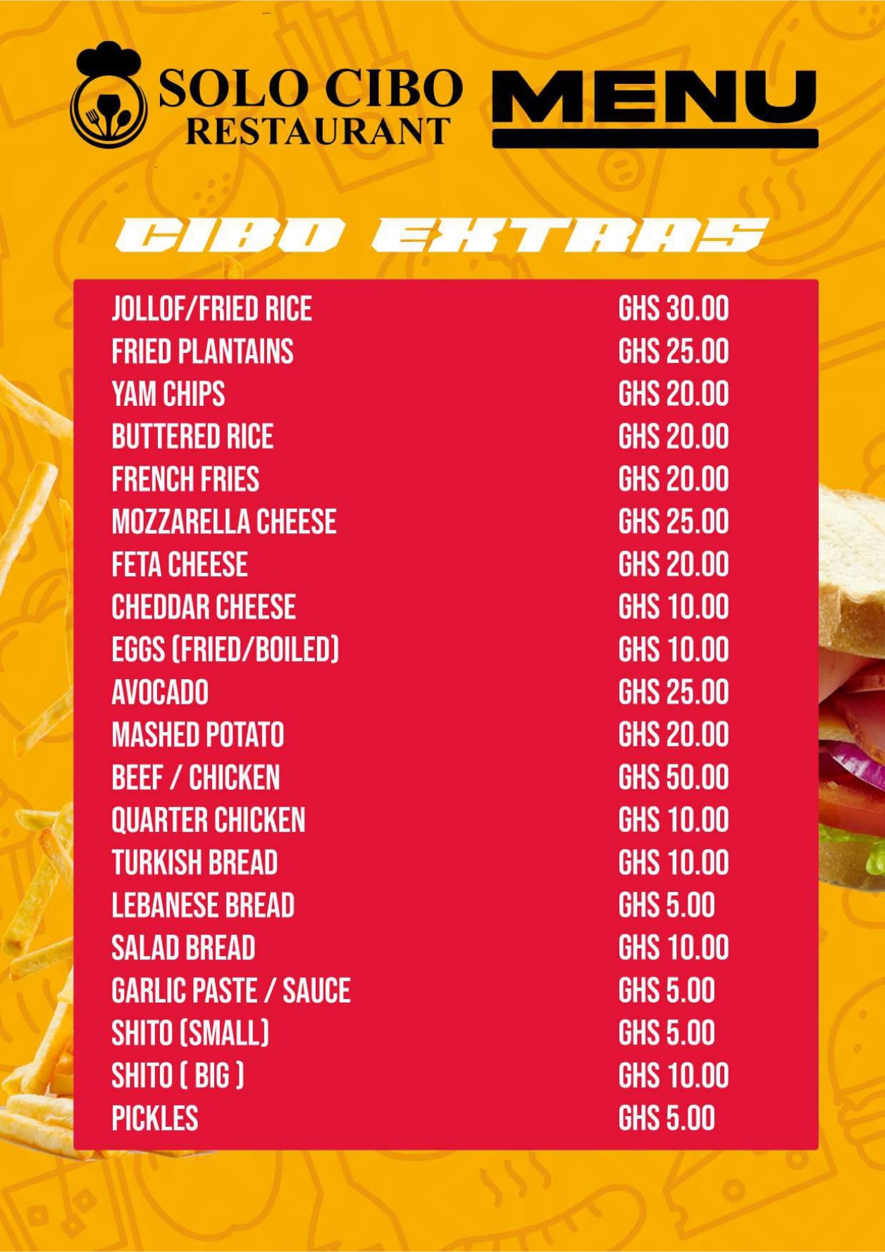 CIBO SOLO RESTAURANT